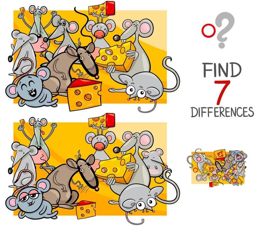 İki Resim Arasındaki 7 Farkı Bul