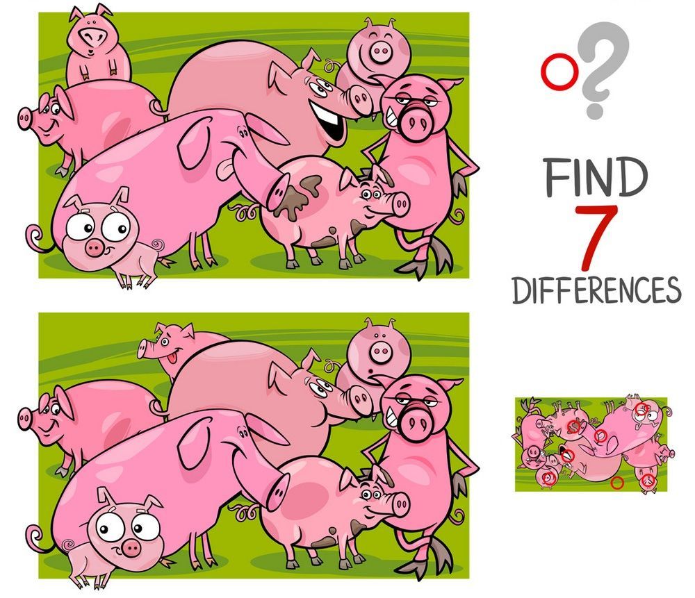 İki Resim Arasındaki 7 Farkı Bul