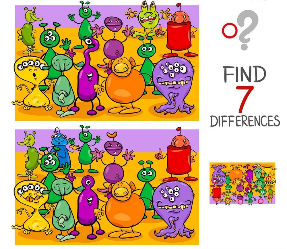 İki Resim Arasındaki 7 Farkı Bul