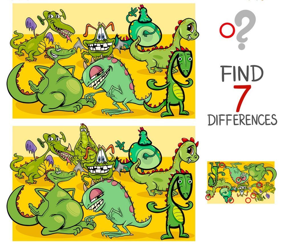 İki Resim Arasındaki 7 Farkı Bul