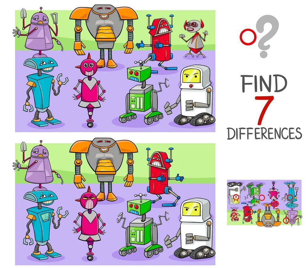 İki Resim Arasındaki 7 Farkı Bul