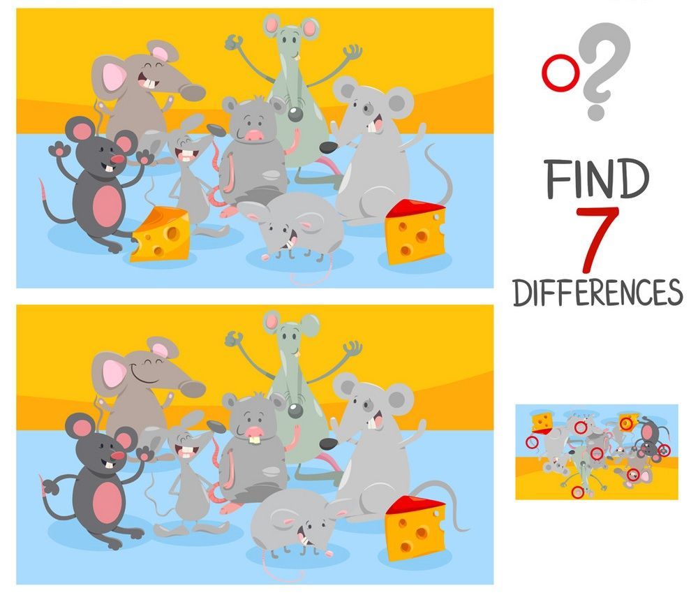 İki Resim Arasındaki 7 Farkı Bul