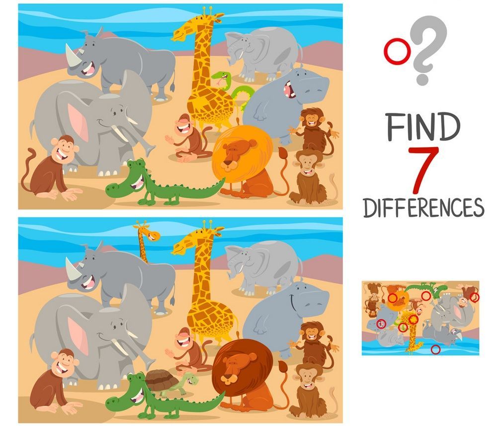 İki Resim Arasındaki 7 Farkı Bul