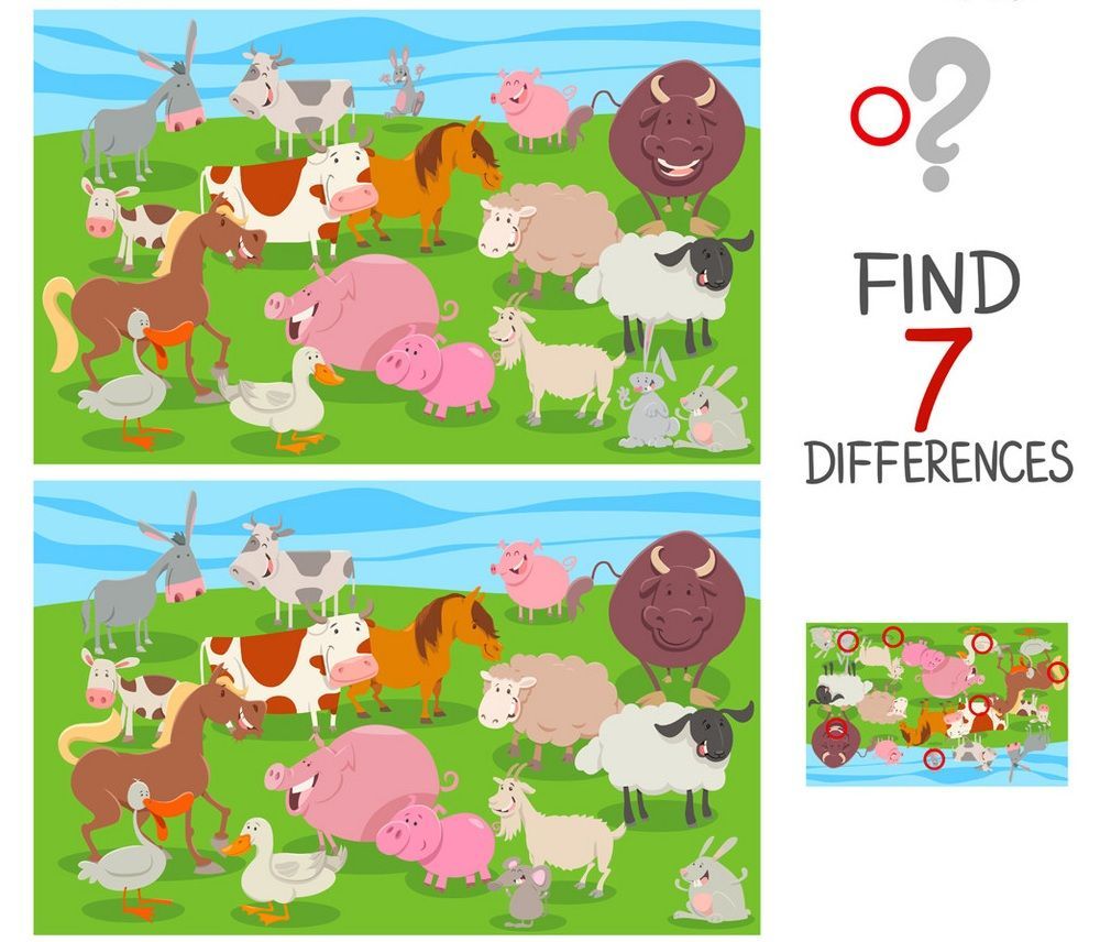 İki Resim Arasındaki 7 Farkı Bul