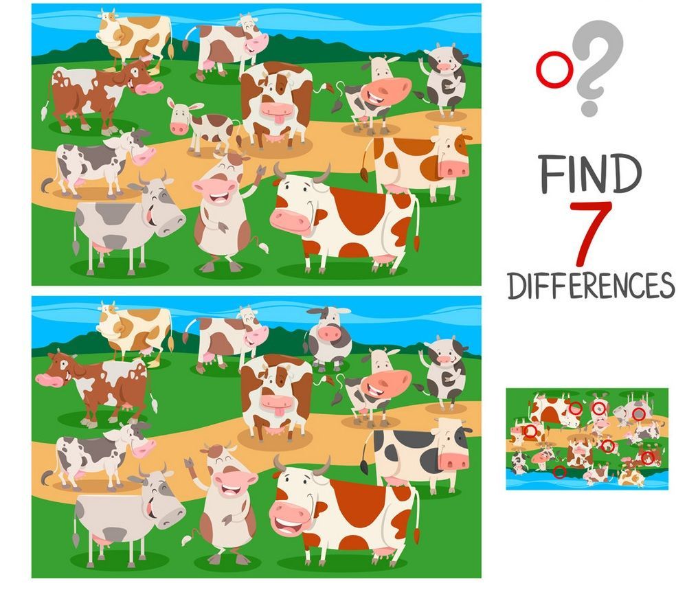 İki Resim Arasındaki 7 Farkı Bul