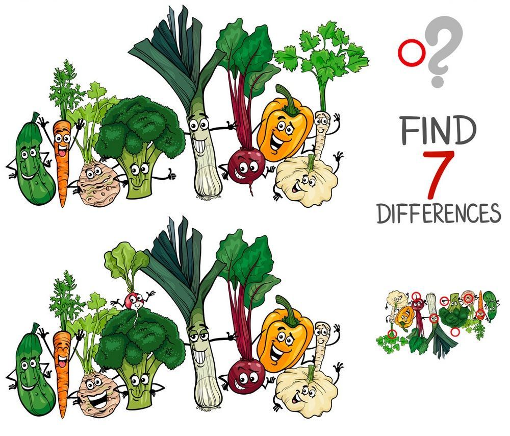 İki Resim Arasındaki 7 Farkı Bul