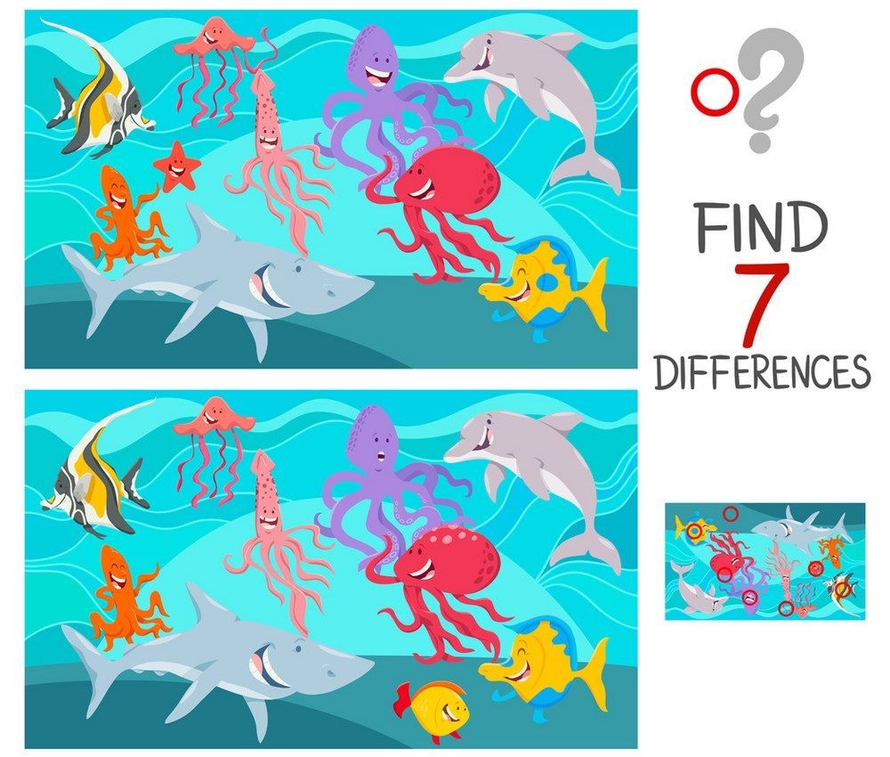 İki Resim Arasındaki 7 Farkı Bul