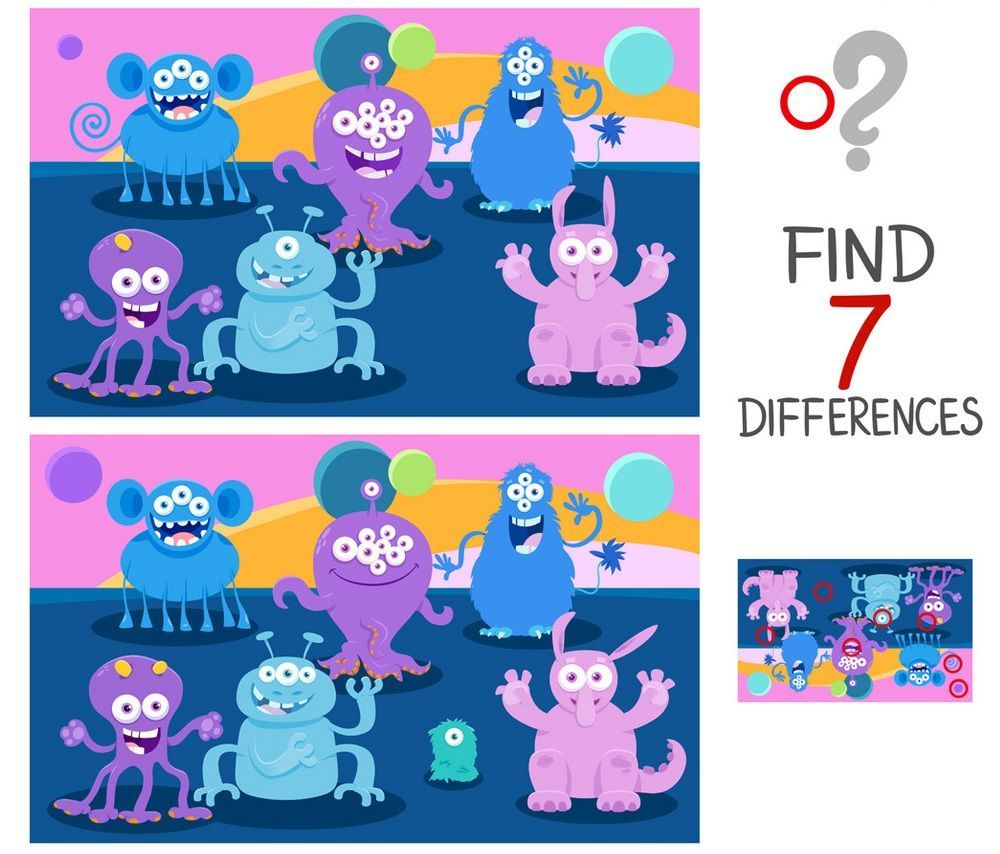 İki Resim Arasındaki 7 Farkı Bul