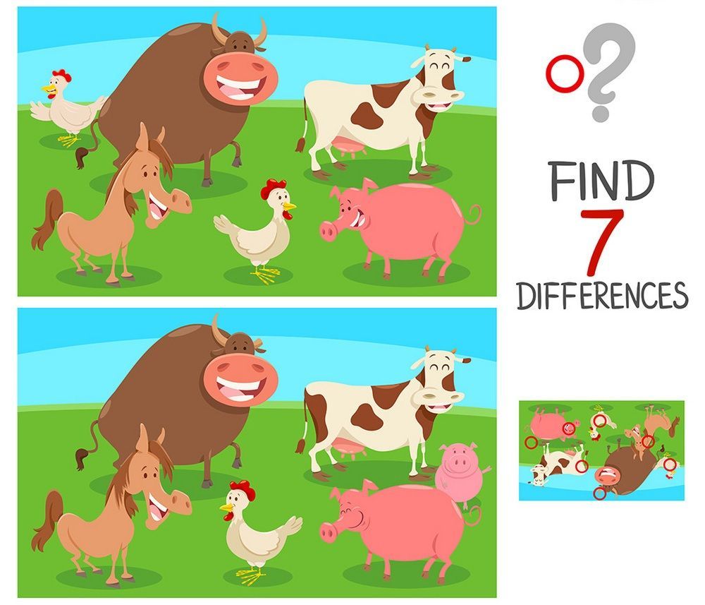 İki Resim Arasındaki 7 Farkı Bul