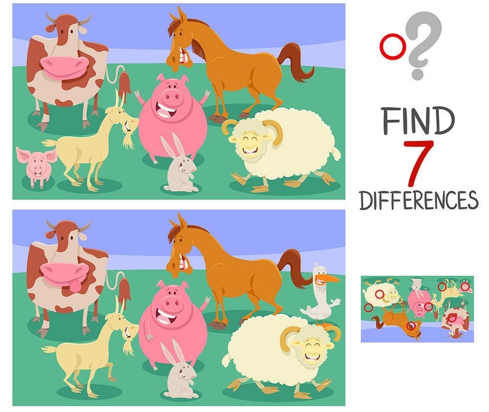 İki Resim Arasındaki 7 Farkı Bul