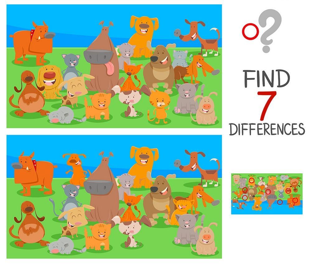 İki Resim Arasındaki 7 Farkı Bul