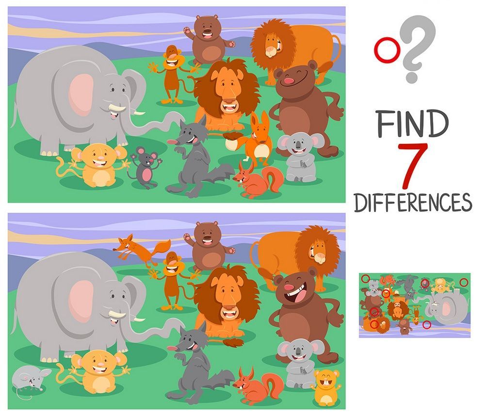 İki Resim Arasındaki 7 Farkı Bul