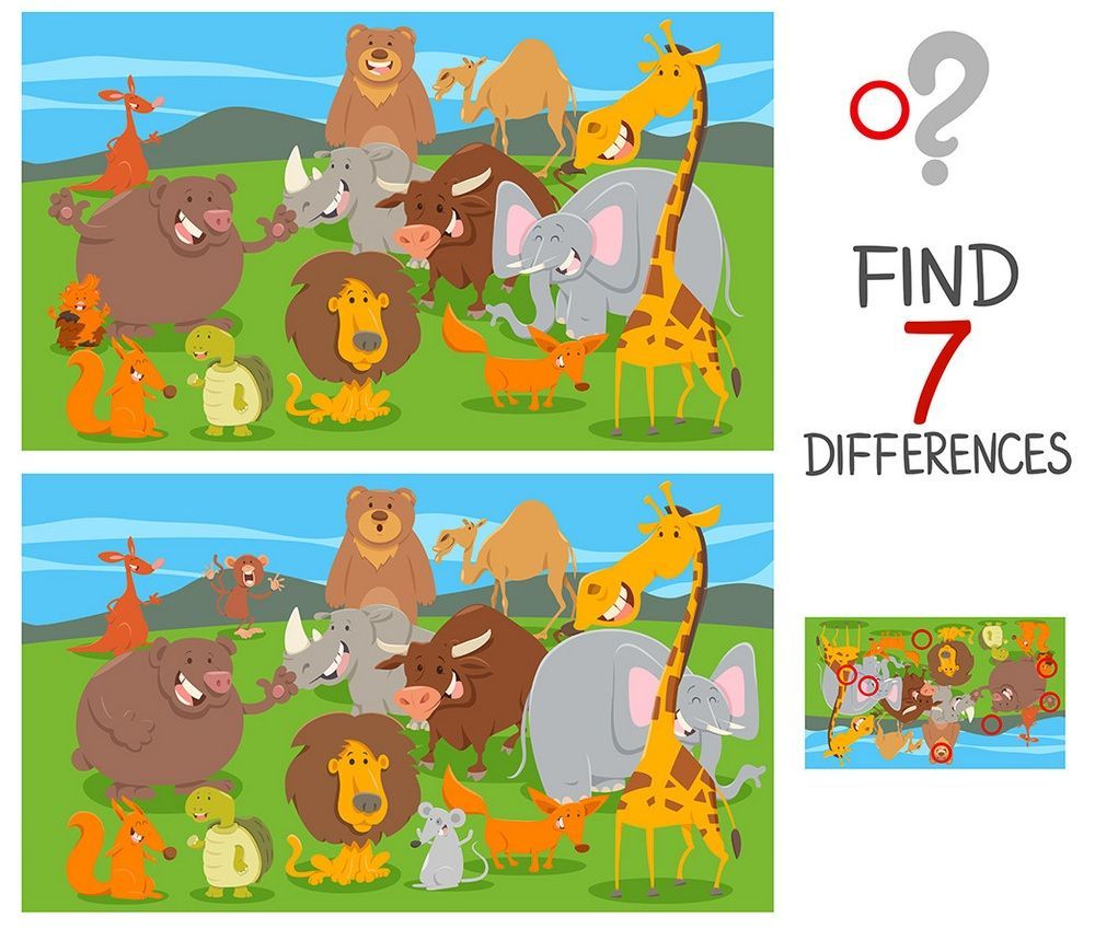 İki Resim Arasındaki 7 Farkı Bul