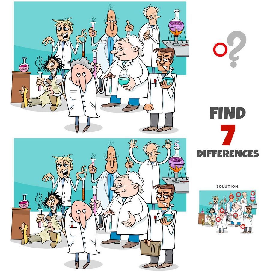 İki Resim Arasındaki 7 Farkı Bul