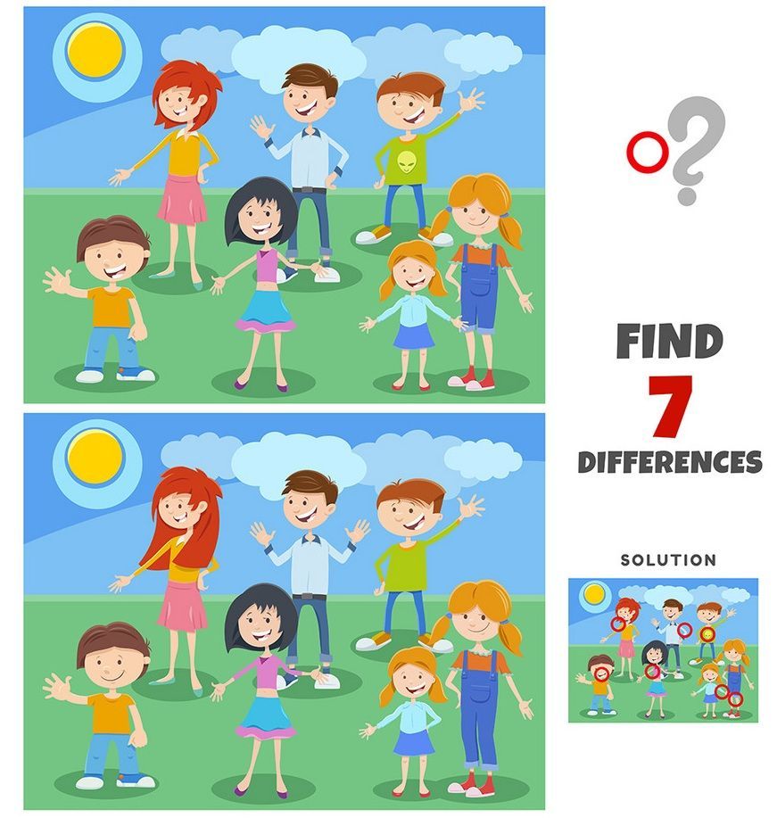 İki Resim Arasındaki 7 Farkı Bul