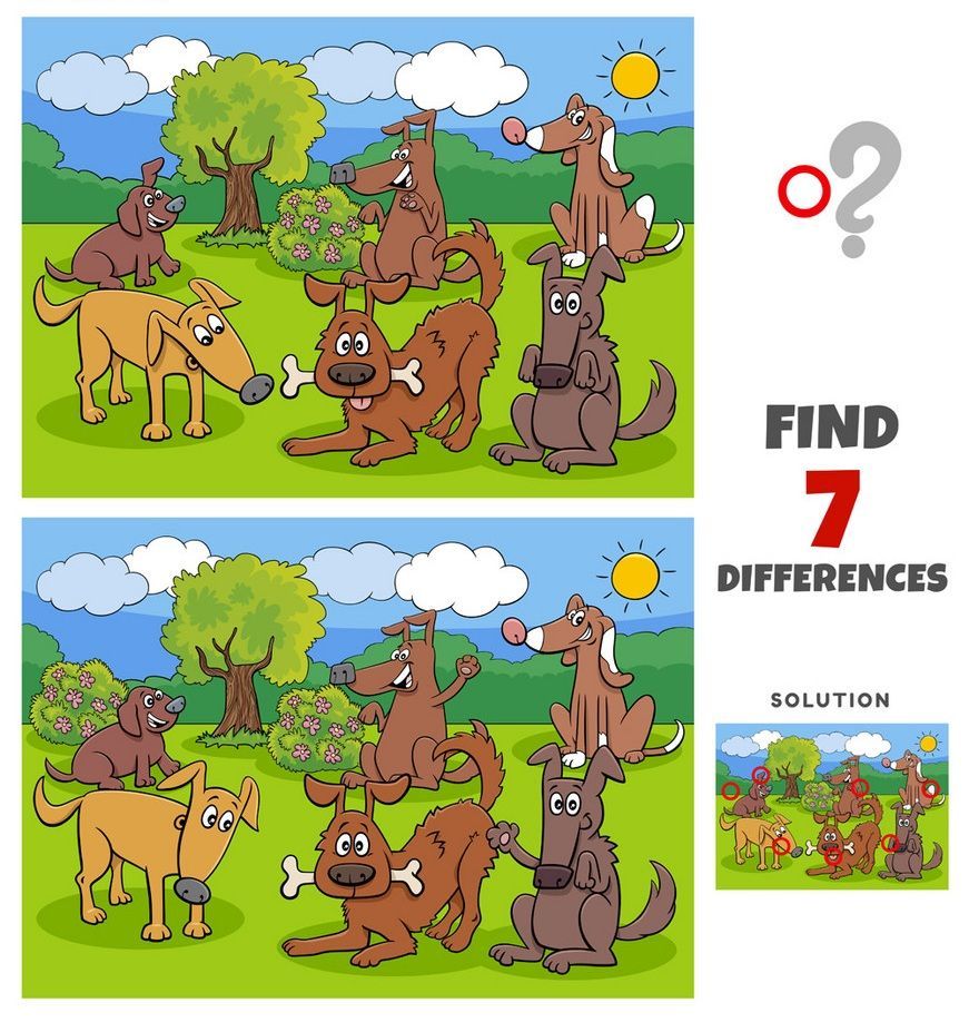 İki Resim Arasındaki 7 Farkı Bul