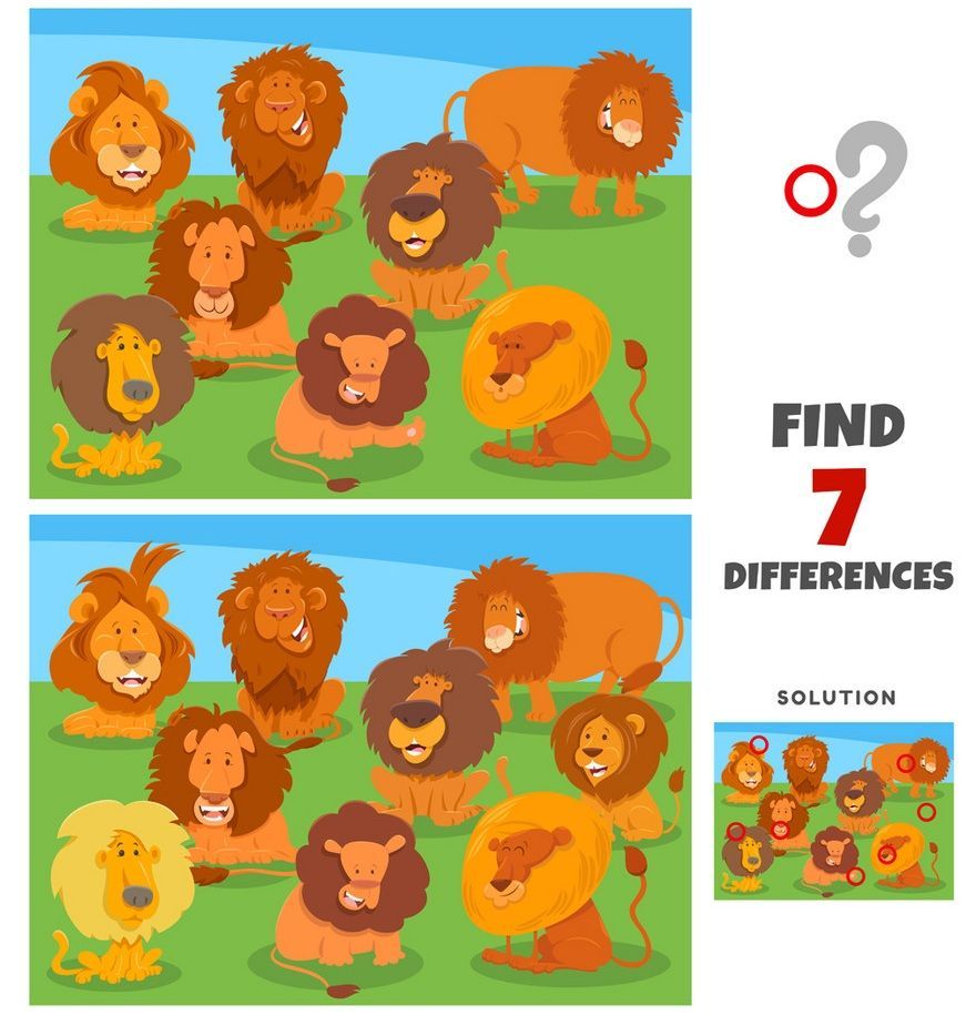 İki Resim Arasındaki 7 Farkı Bul