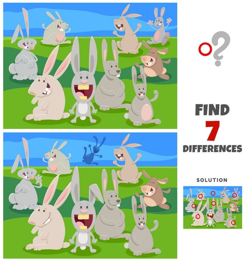 İki Resim Arasındaki 7 Farkı Bul