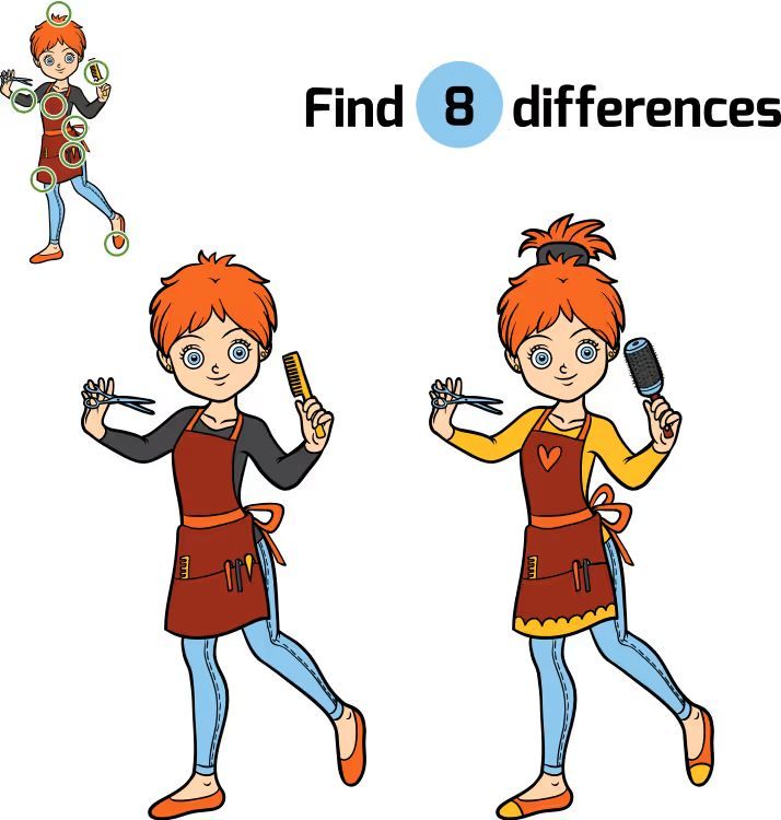 İki Resim Arasındaki 8 Farkı Bul