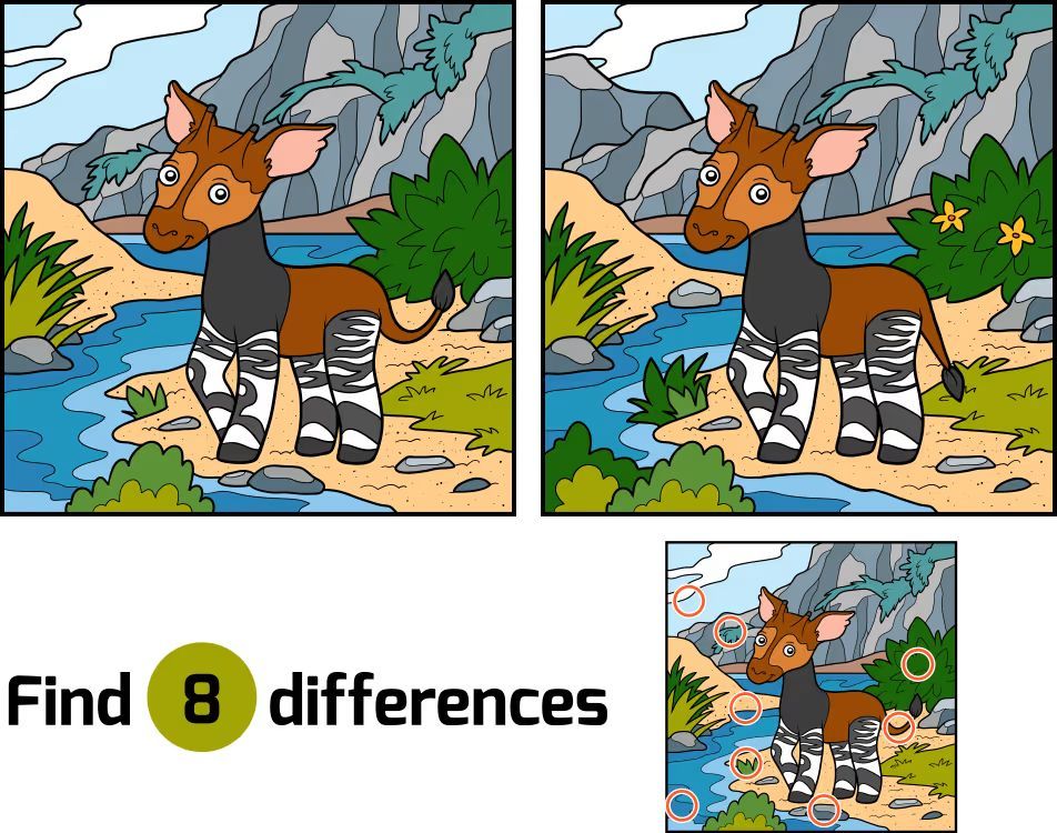 İki Resim Arasındaki 8 Farkı Bul