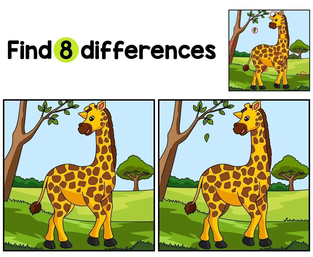 İki Resim Arasındaki 8 Farkı Bul