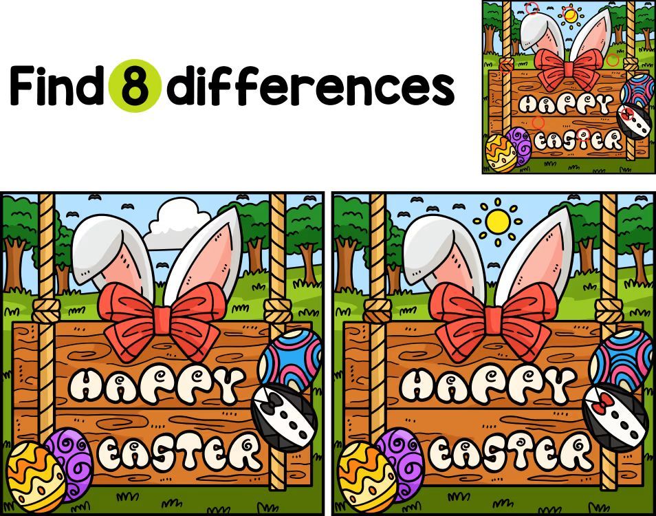 İki Resim Arasındaki 8 Farkı Bul