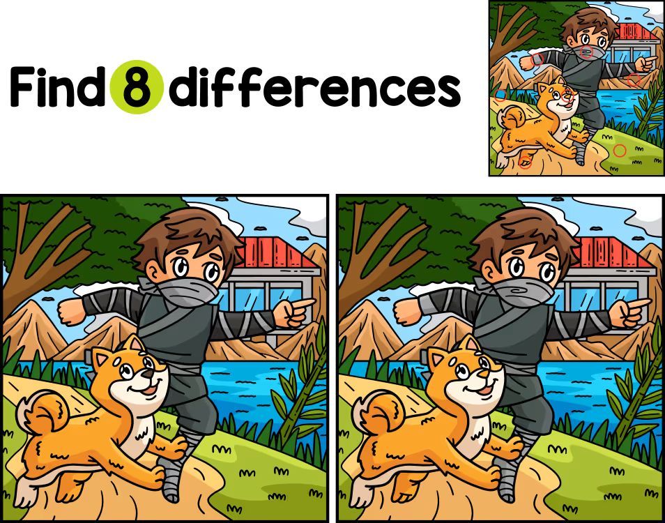 İki Resim Arasındaki 8 Farkı Bul