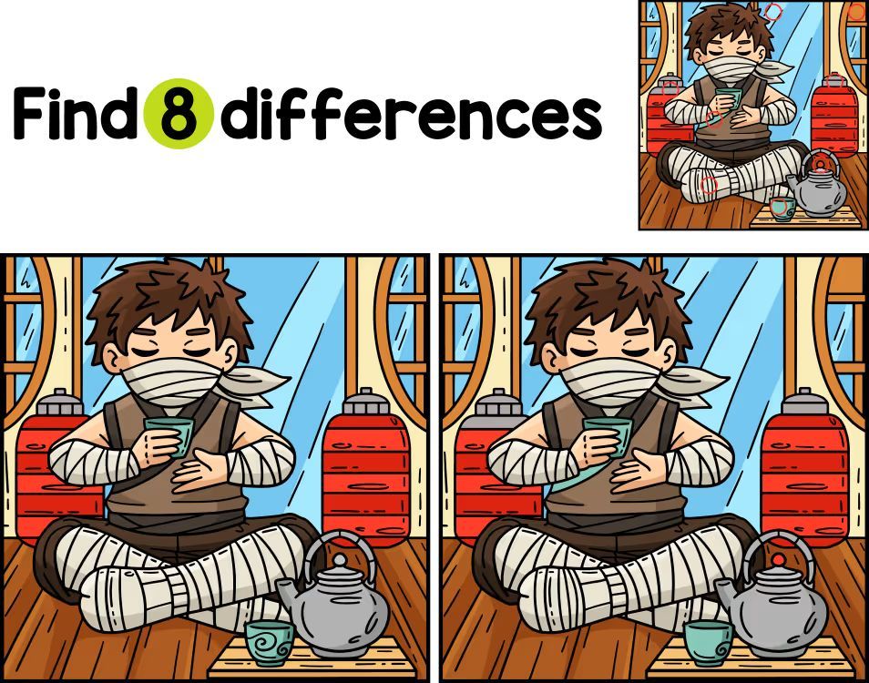 İki Resim Arasındaki 8 Farkı Bul