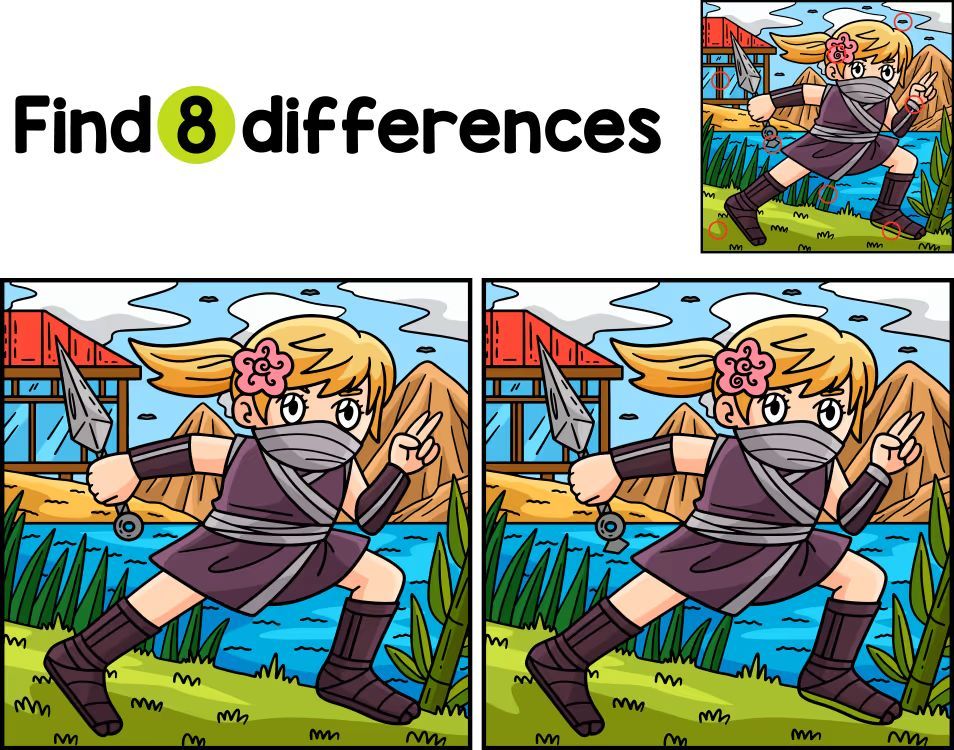 İki Resim Arasındaki 8 Farkı Bul