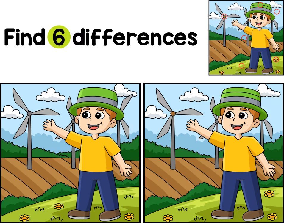 İki Resim Arasındaki 8 Farkı Bul