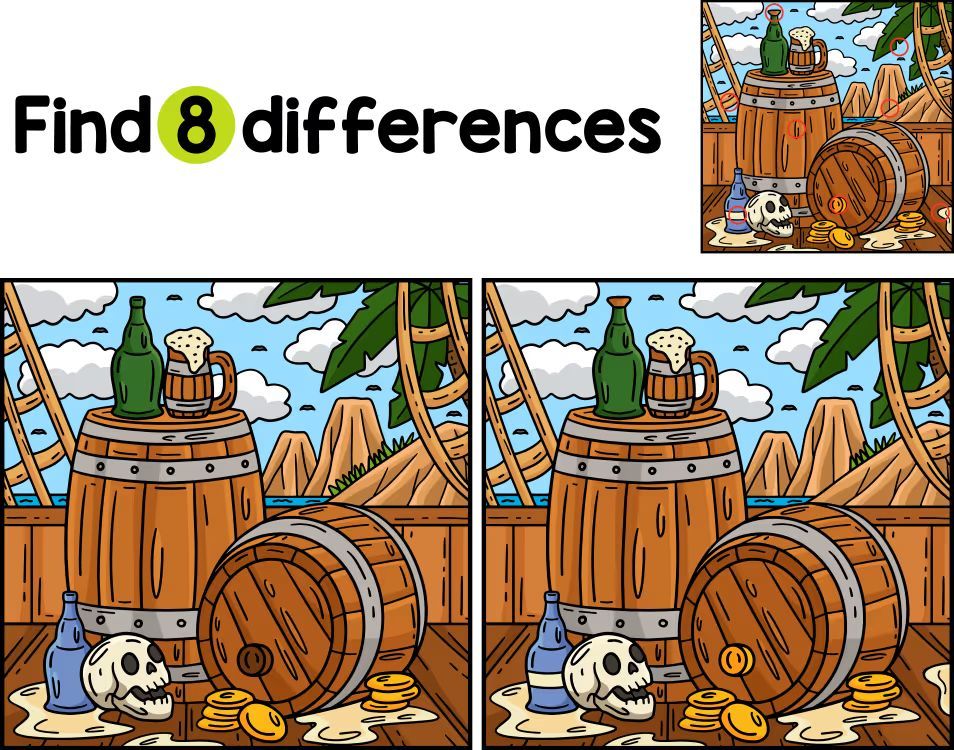 İki Resim Arasındaki 8 Farkı Bul