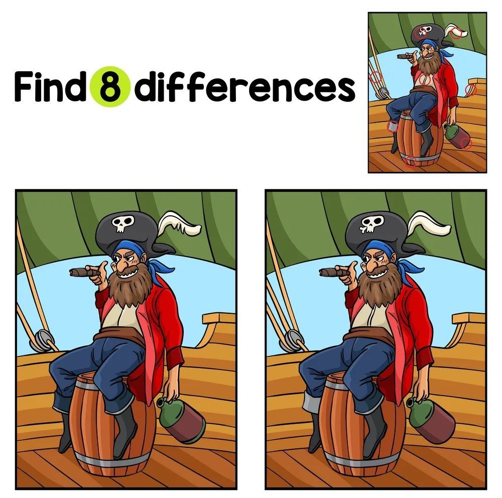 İki Resim Arasındaki 8 Farkı Bul