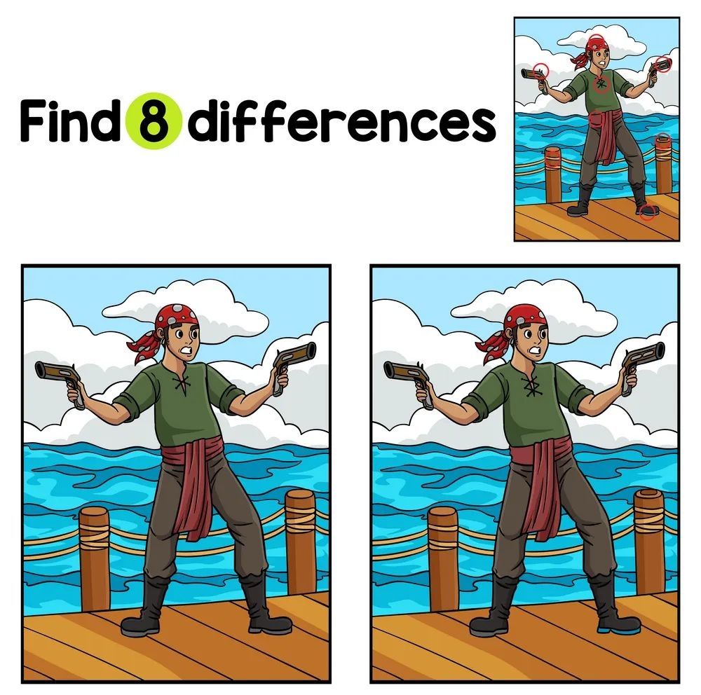 İki Resim Arasındaki 8 Farkı Bul
