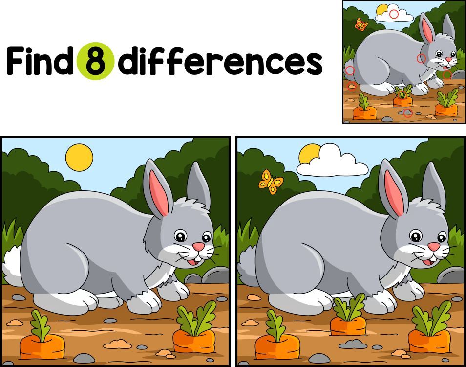 İki Resim Arasındaki 8 Farkı Bul