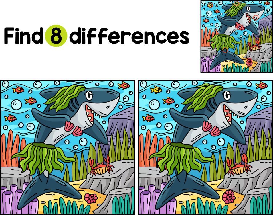 İki Resim Arasındaki 8 Farkı Bul