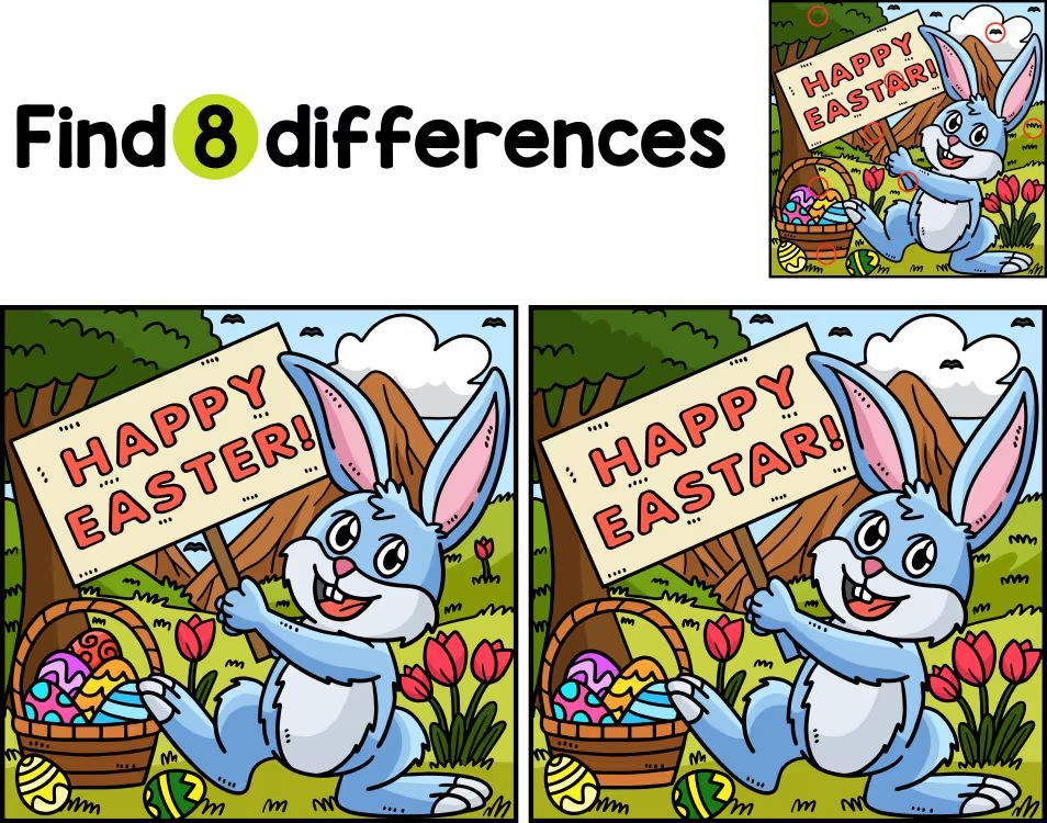 İki Resim Arasındaki 8 Farkı Bul