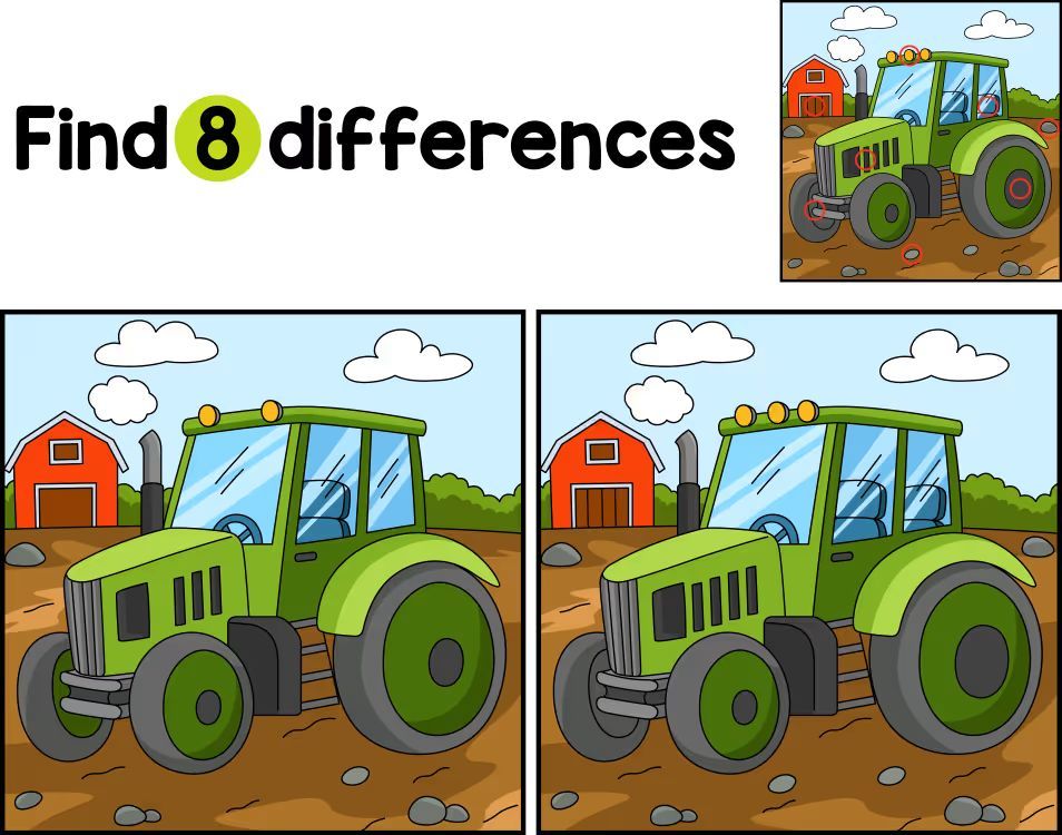 İki Resim Arasındaki 8 Farkı Bul