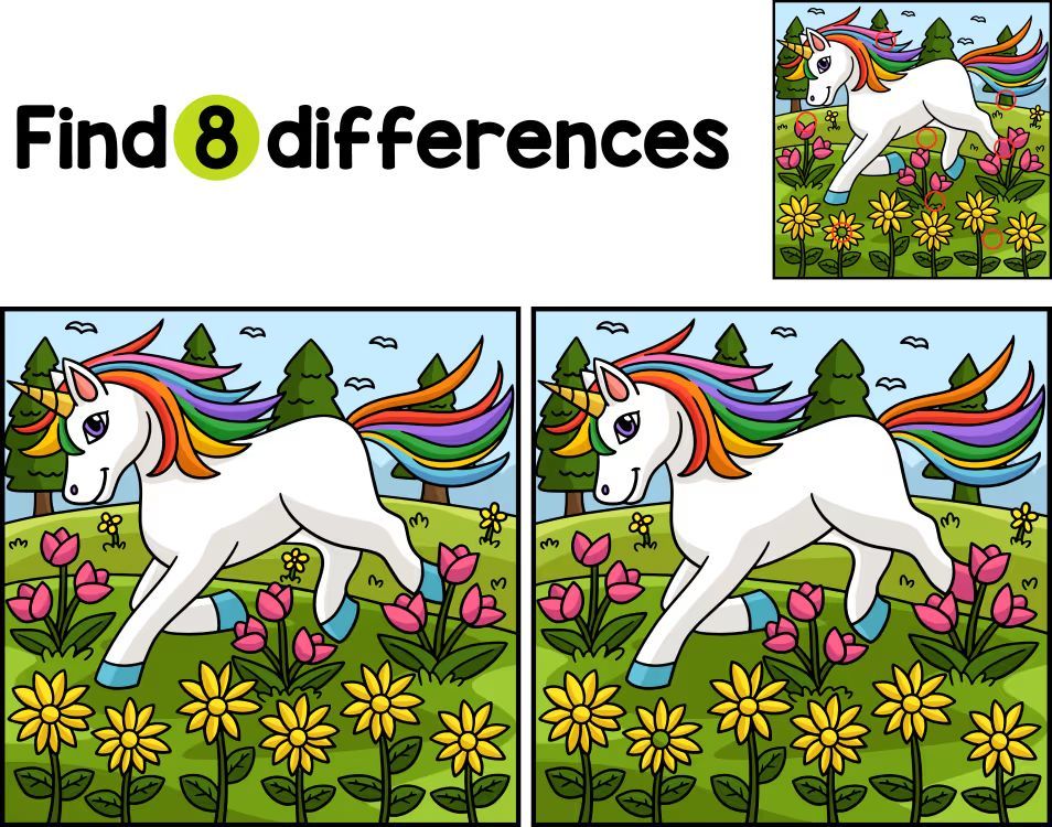 İki Resim Arasındaki 8 Farkı Bul