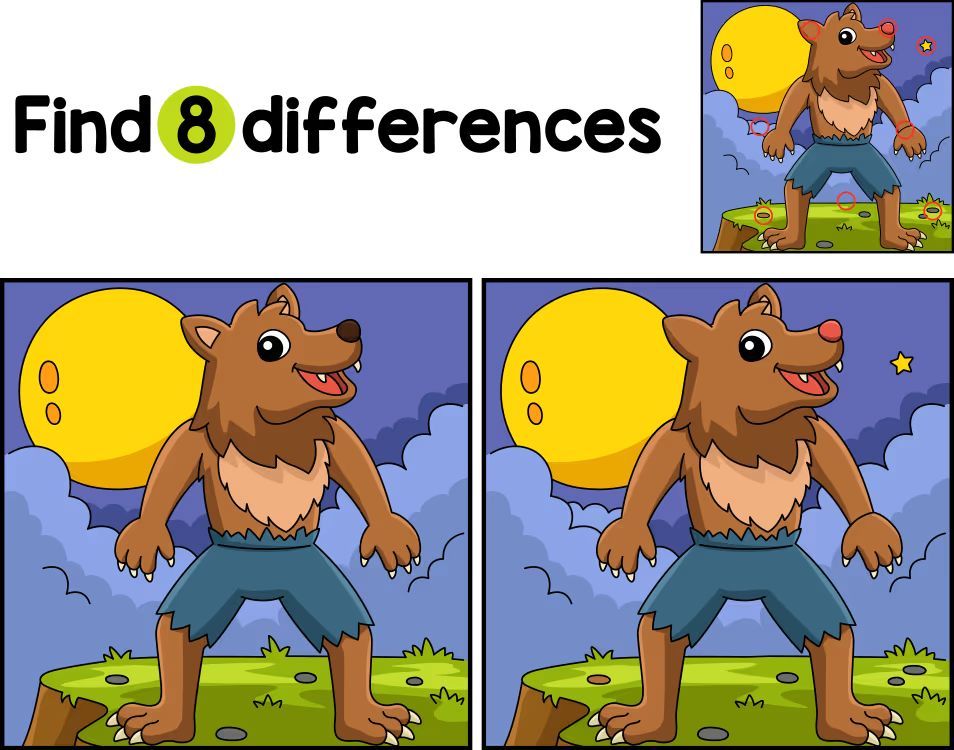İki Resim Arasındaki 8 Farkı Bul