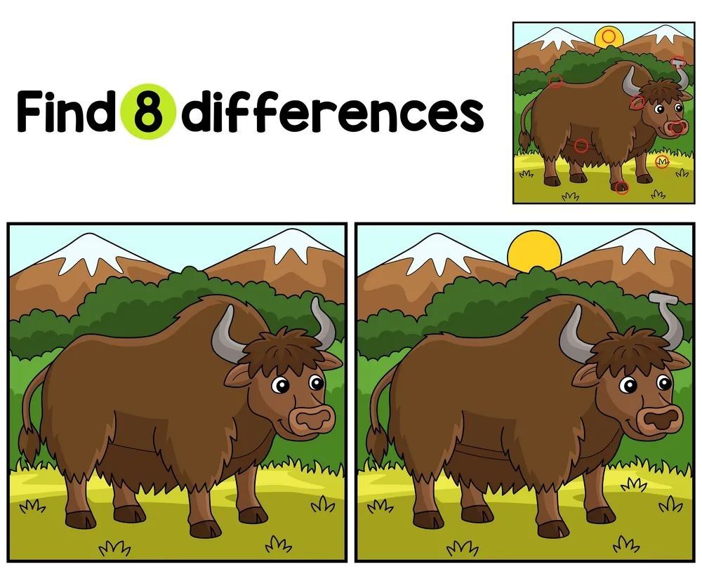 İki Resim Arasındaki 8 Farkı Bul