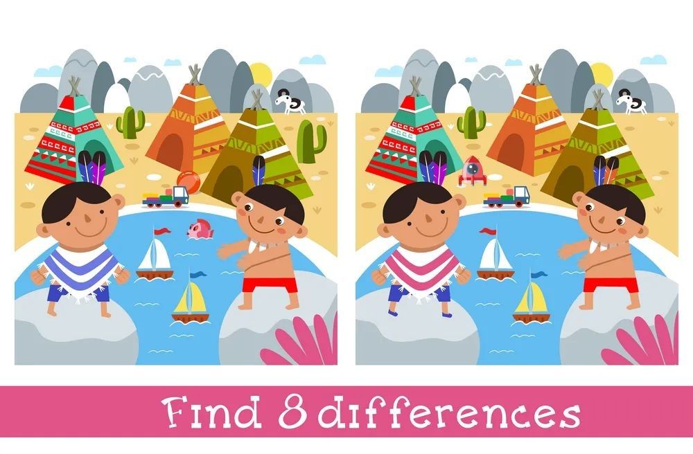 İki Resim Arasındaki 8 Farkı Bul