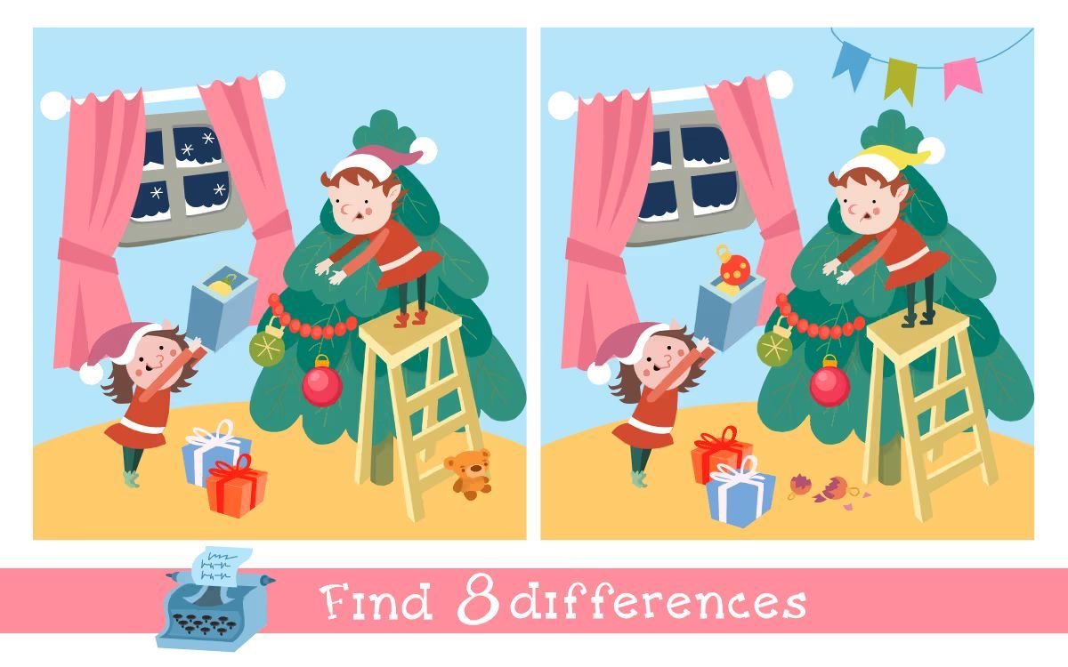 İki Resim Arasındaki 8 Farkı Bul