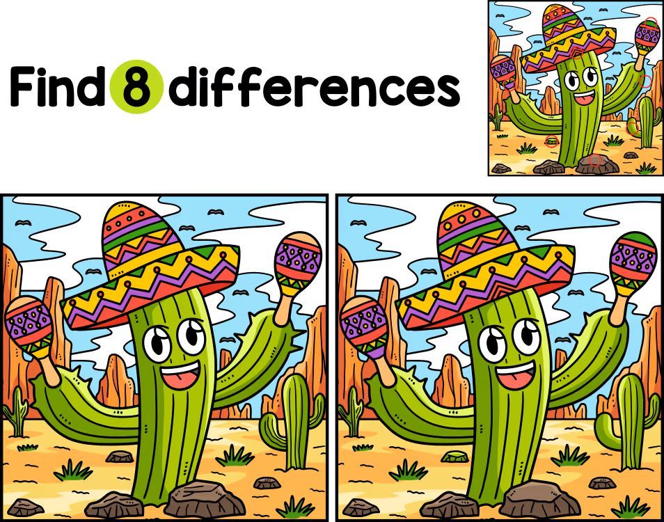 İki Resim Arasındaki 8 Farkı Bul