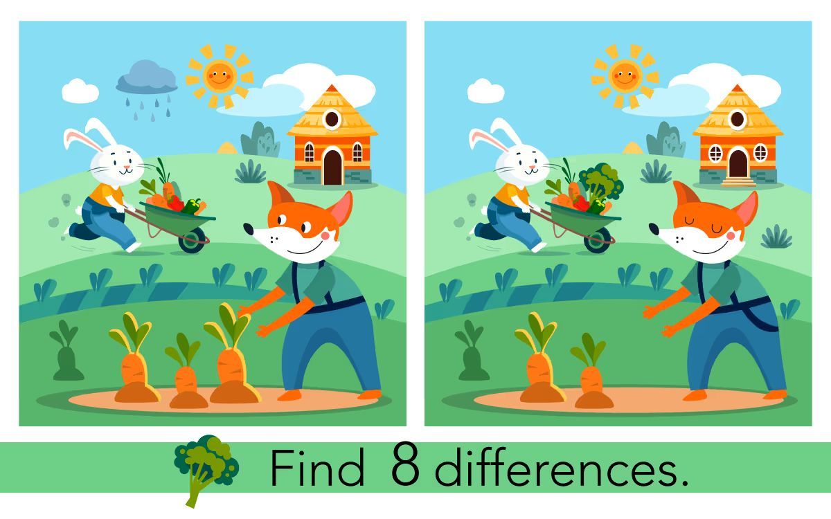 İki Resim Arasındaki 8 Farkı Bul