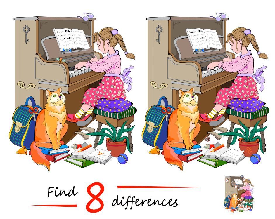 İki Resim Arasındaki 8 Farkı Bul