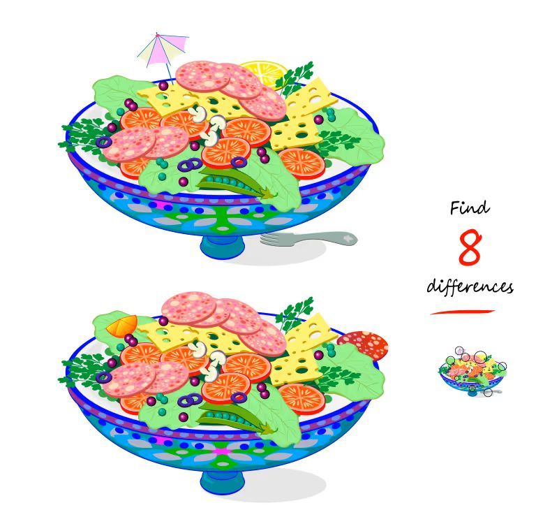 İki Resim Arasındaki 8 Farkı Bul