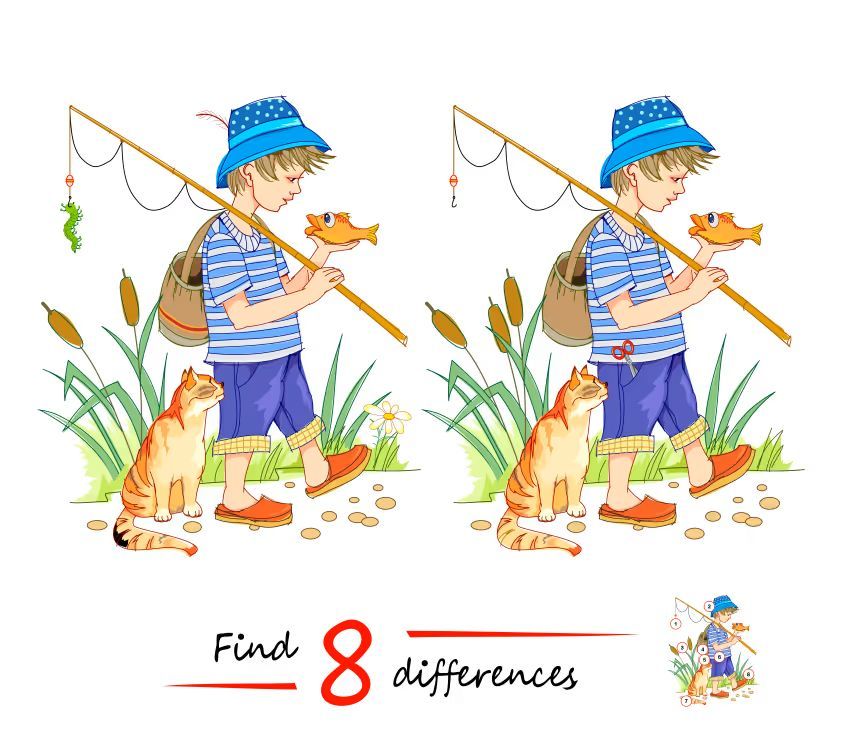 İki Resim Arasındaki 8 Farkı Bul