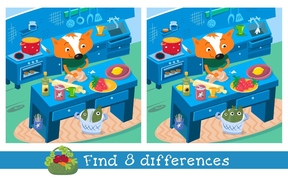 İki Resim Arasındaki 8 Farkı Bul