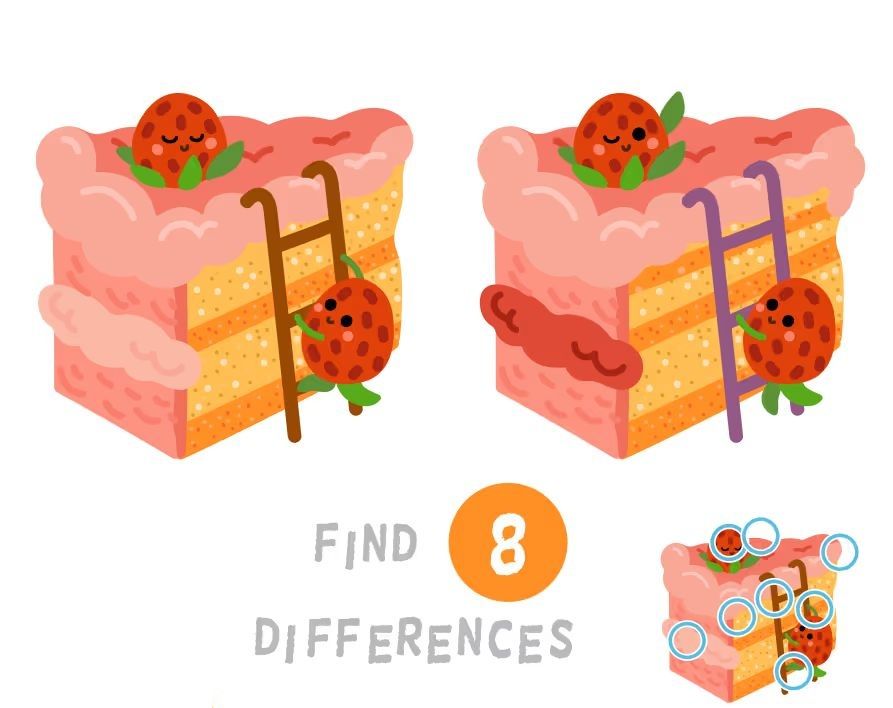 İki Resim Arasındaki 8 Farkı Bul