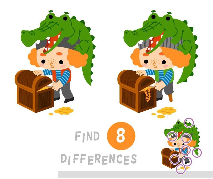 İki Resim Arasındaki 8 Farkı Bul